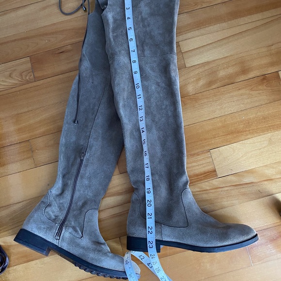 ALDO OVER THE KNEE FLAT SUEDE BOOTS - Picture 9 of 16